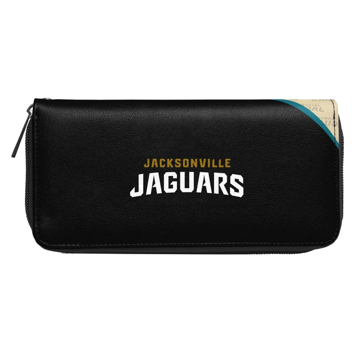 Jacksonville Jaguars Curve Zip Organizer Wallet