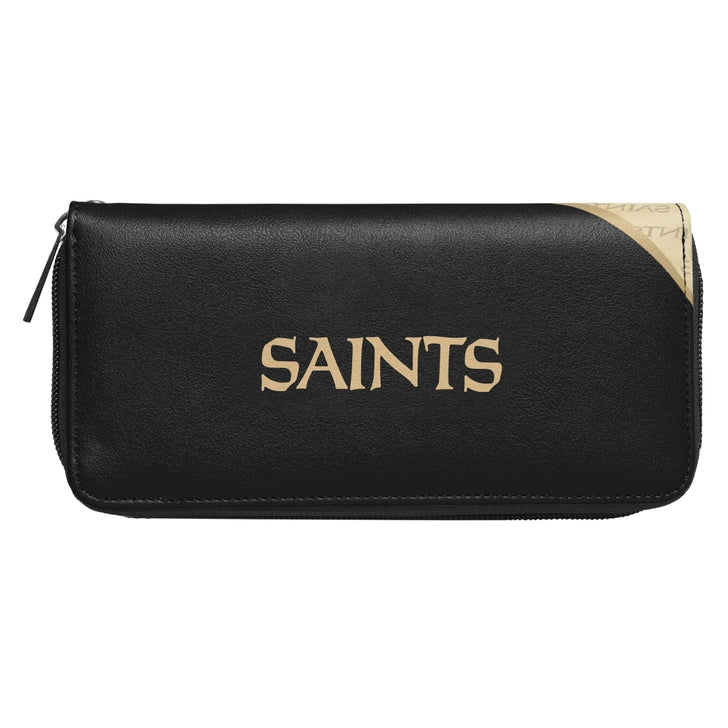 New Orleans Saints Curve Zip Organizer Wallet