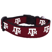 Texas A&M Aggies Nylon Dog Collar or Leash