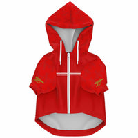 Arsenal FC 25/26 Home Kit inspired Pet Zip Hoodies
