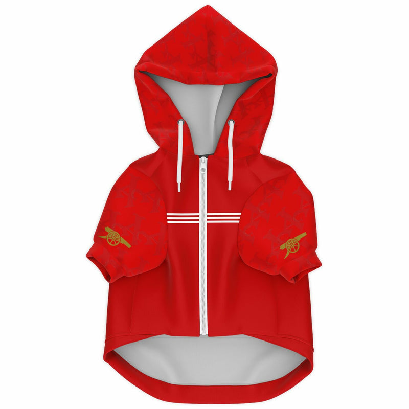 Arsenal FC 25/26 Home Kit inspired Pet Zip Hoodies