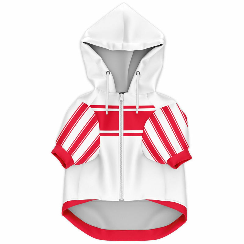 Southampton FC 25/26 Home Kit-Inspired Zip Hoodie