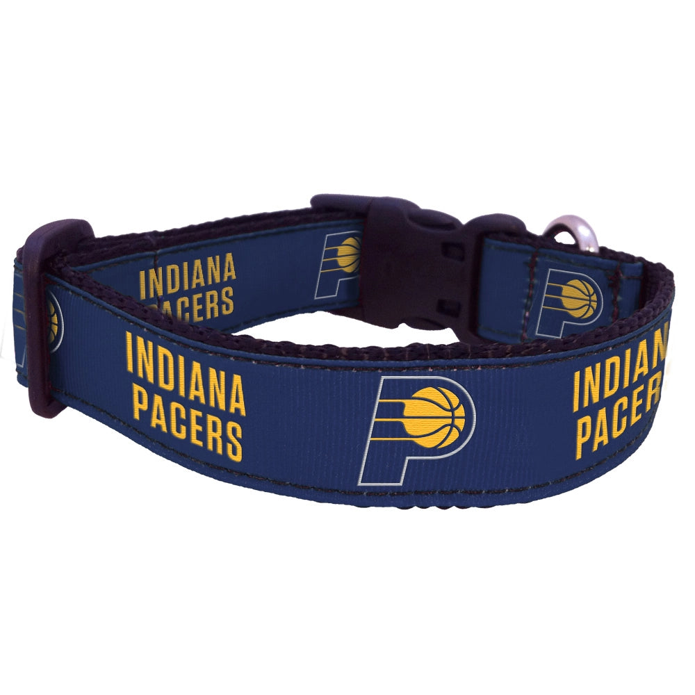 Indiana Pacers Nylon Dog Collar and Leash