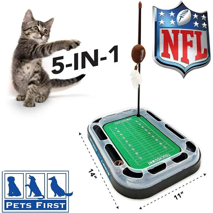 Detroit Lions Football Cat Scratcher Toy