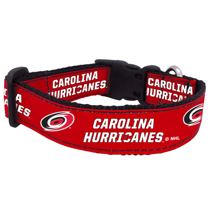 Carolina Hurricanes Nylon Dog Collar and Leash
