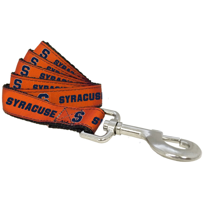 Syracuse Orange Nylon Dog Collar or Leash