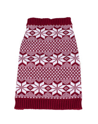 Fair Isle Knitted Dog Sweater