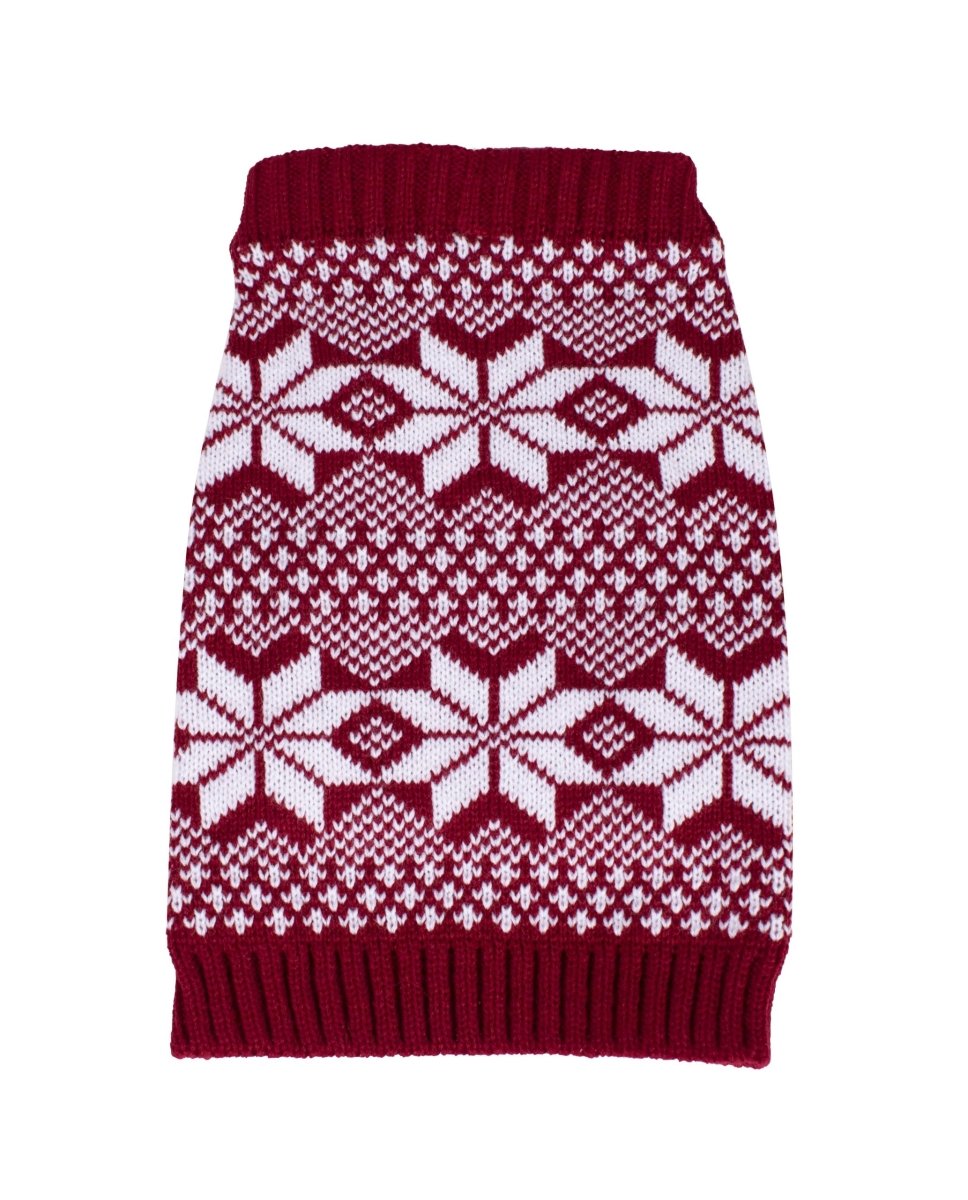 Fair Isle Knitted Dog Sweater