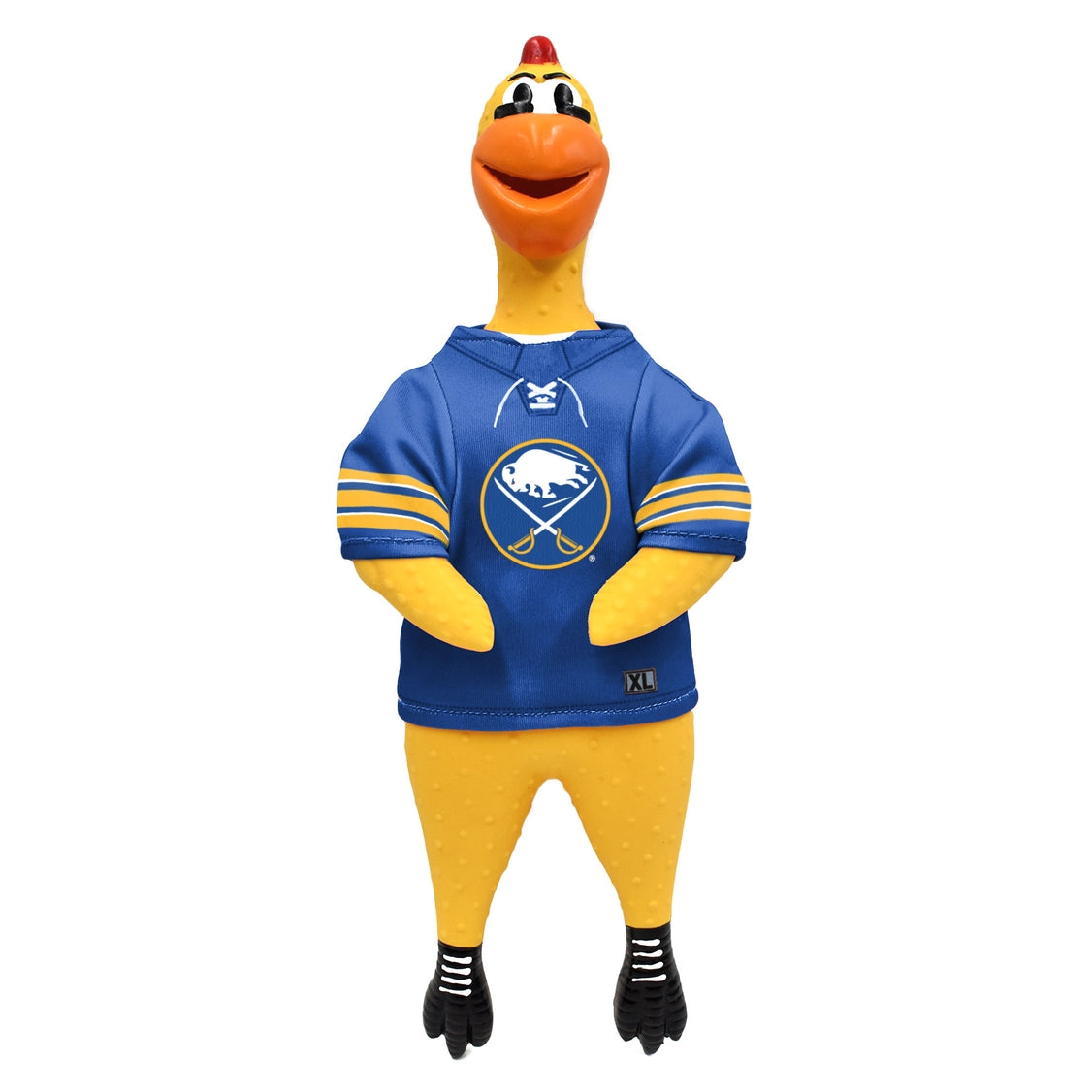 Buffalo Sabres Rubber Chicken Pet Toy