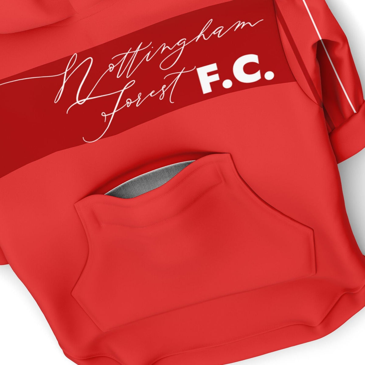 Nottingham Forest FC 25/26 Home Kit-Inspired Zip Hoodie