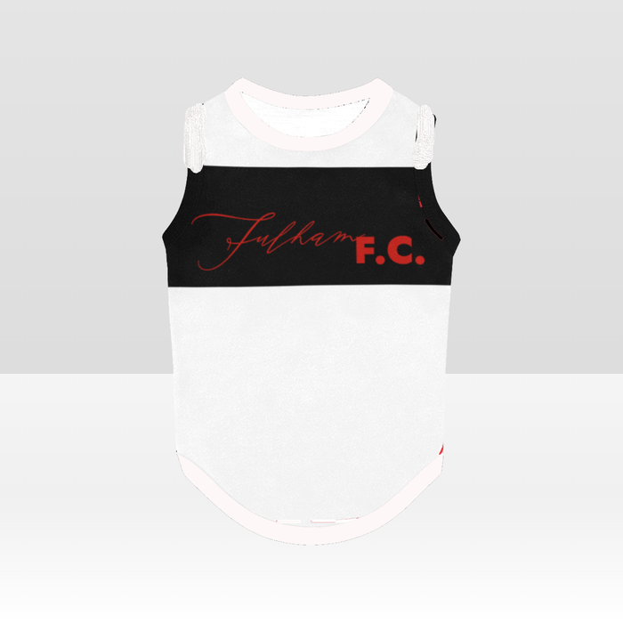 Fulham FC 25/26 Home Inspired Pet Graphic Tee Shirt (Sizes XS-Small)