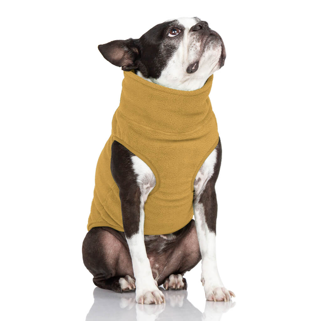 Half Zip Up Fleece Vest