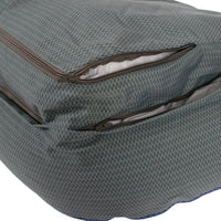 GreenDog Bolster Bed- Checkered Wave