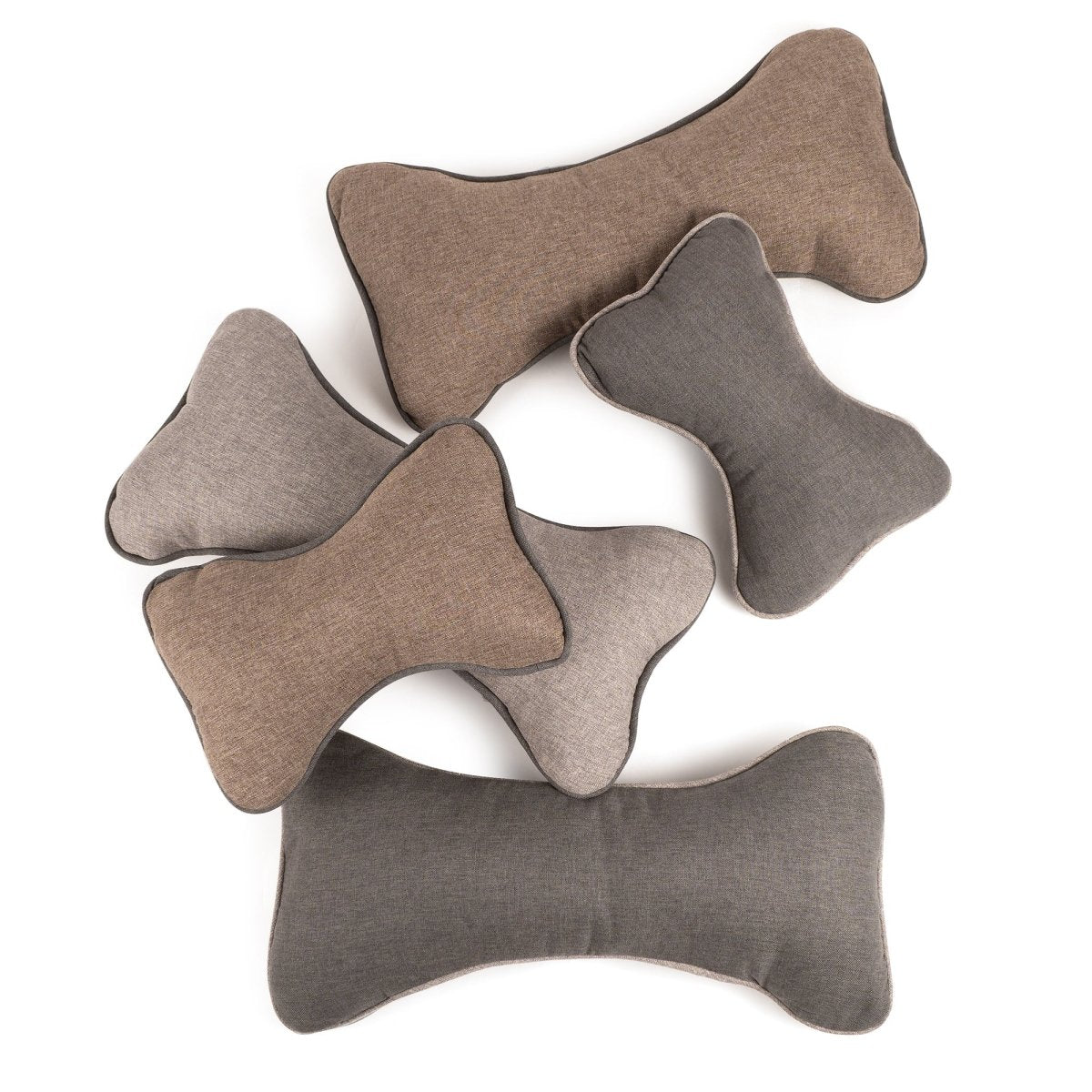 GreenDog Bone Pillow- Luxe Neutral