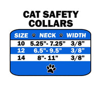 Cat Safety Ice Cream Collar, "One Row Clear Crystal"