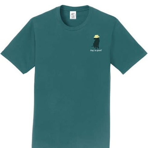 Never Fish Alone T-Shirt - Marine Green - CLOSEOUT