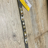 Earth Argyle Beaded Dog Lead