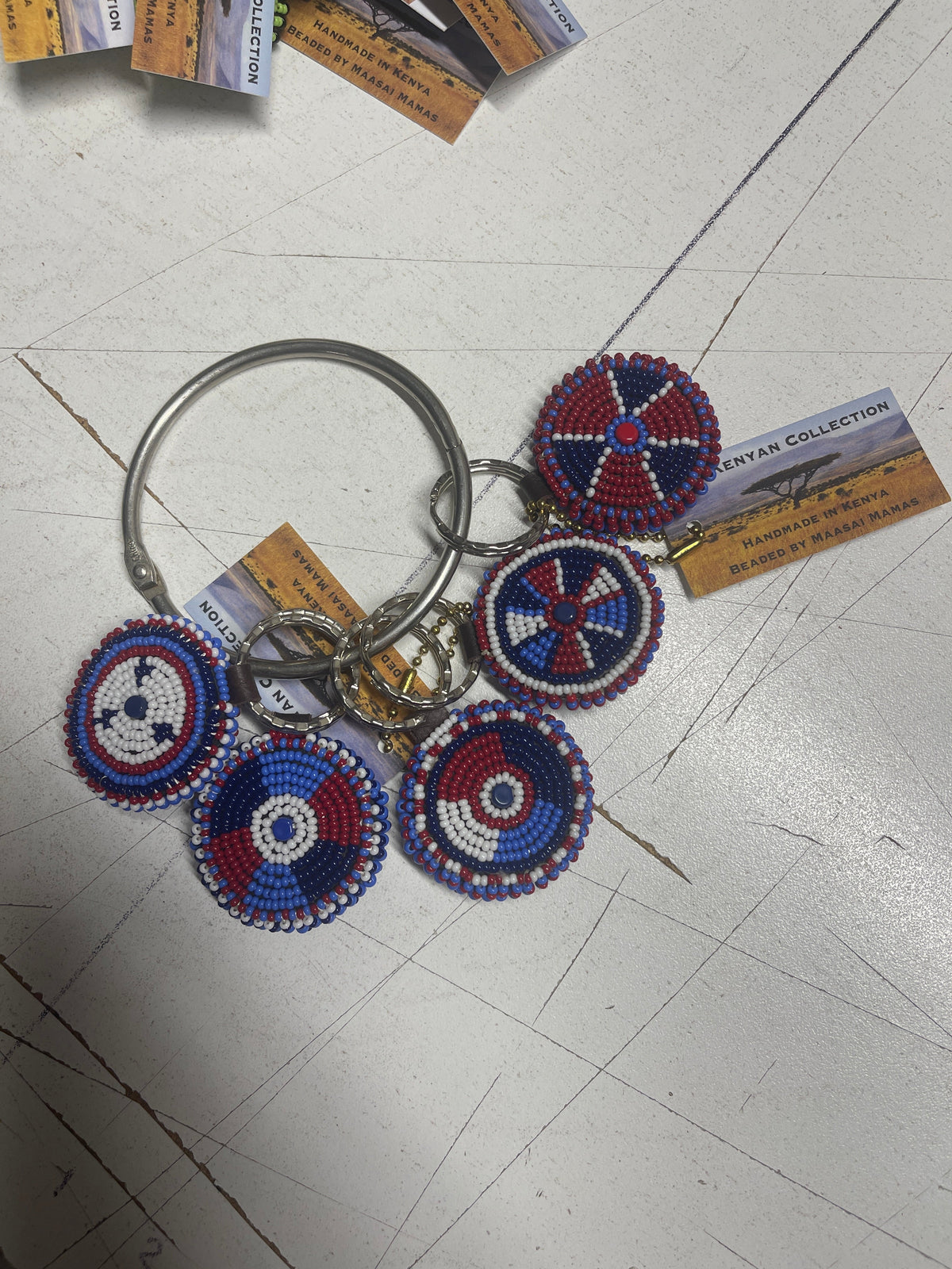 TKC Beaded Keychain