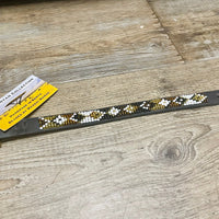 Earth Argyle Beaded Dog Collar