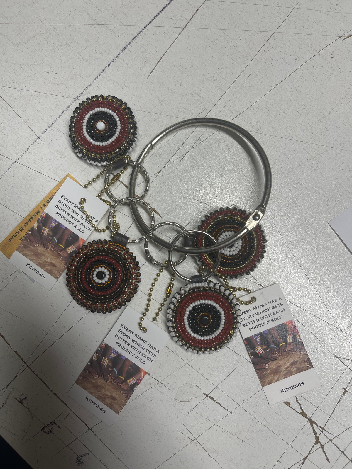 TKC Beaded Keychain