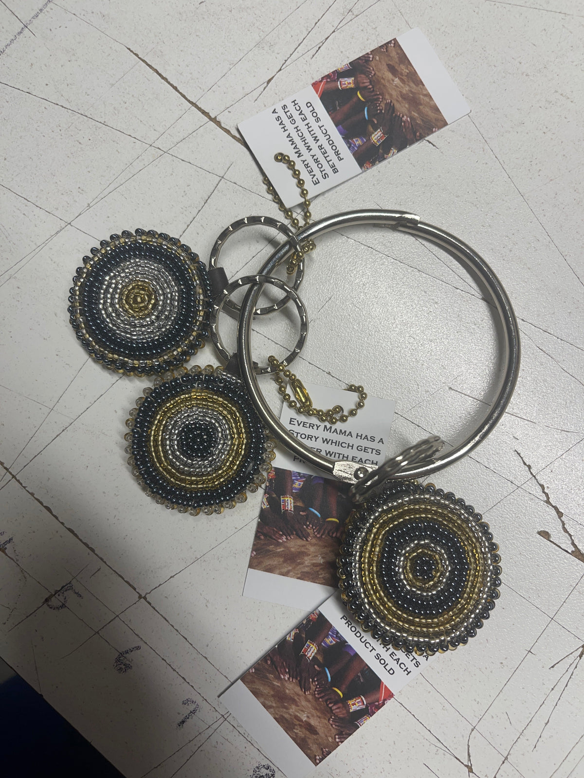 TKC Beaded Keychain