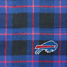 Buffalo Bills Plaid Blanket Scarf