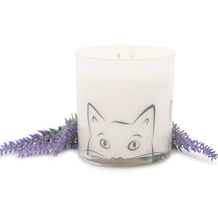 Large Cat Jar Candle - Lazy Days Scent