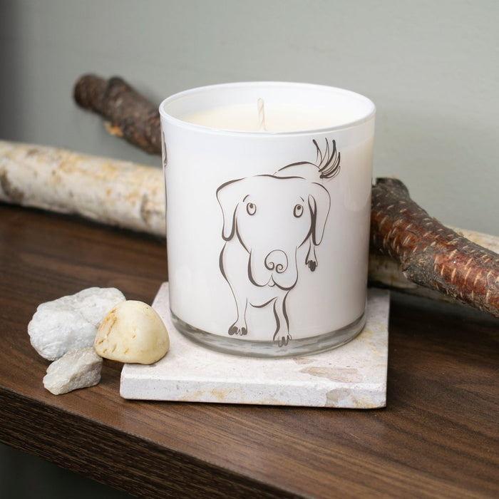 Large Dog Jar Candle - Big Stick Scent