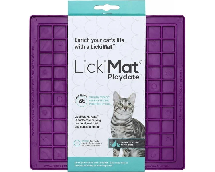 LickiMat Playdate for Cats - Purple