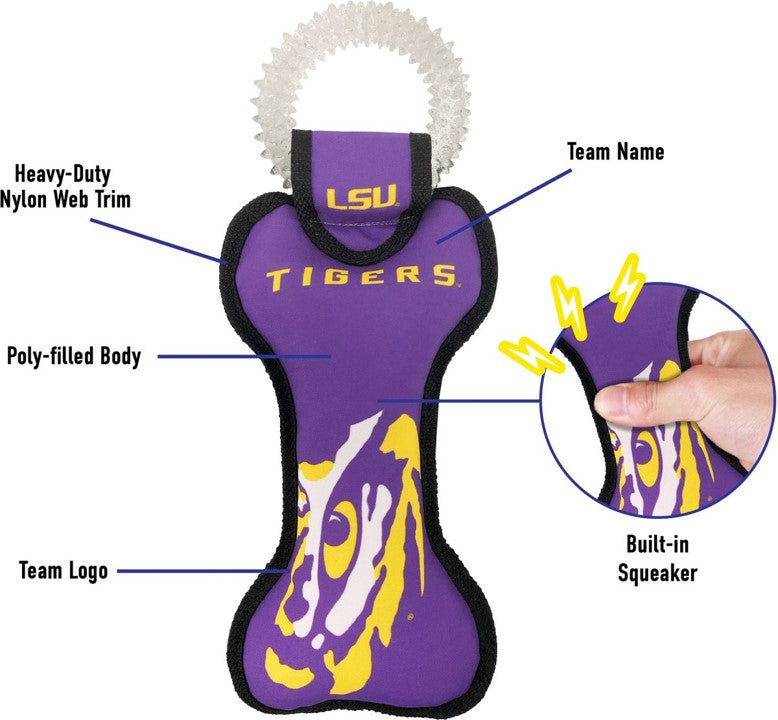 LSU Tigers Dental Tug Toy