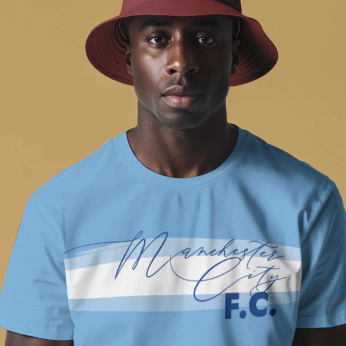 Manchester City FC 25/26 Home Kit Inspired Unisex Basic T-shirt
