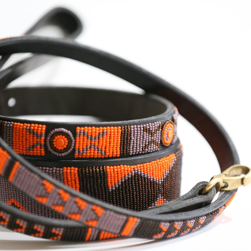 Marula Beaded Dog Collar