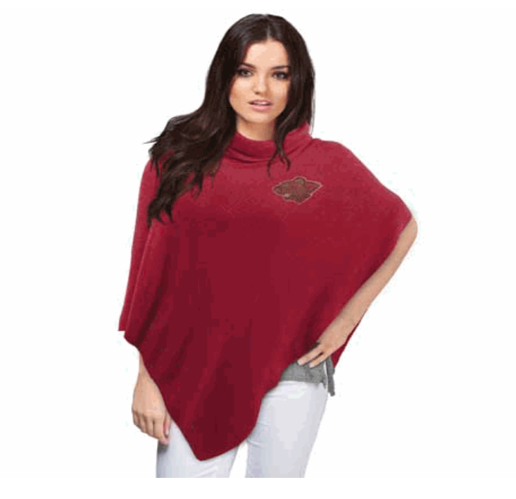 Minnesota Wild Crystal Knit Poncho