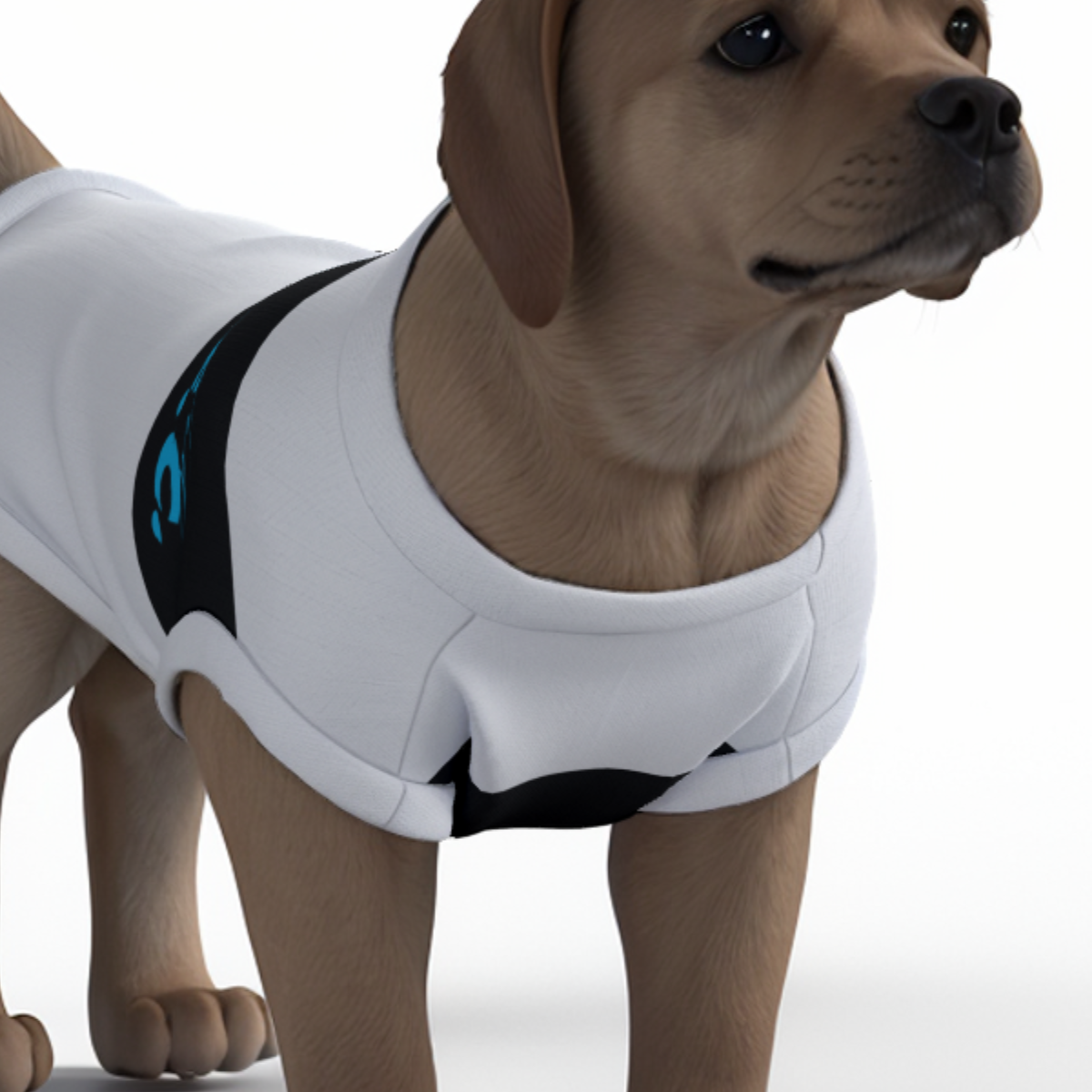 Newcastle United FC 25/26 Home Inspired Pet Graphic Tee Shirt (Sizes XS-Small)