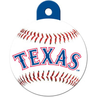 Texas Rangers Pet ID Tag