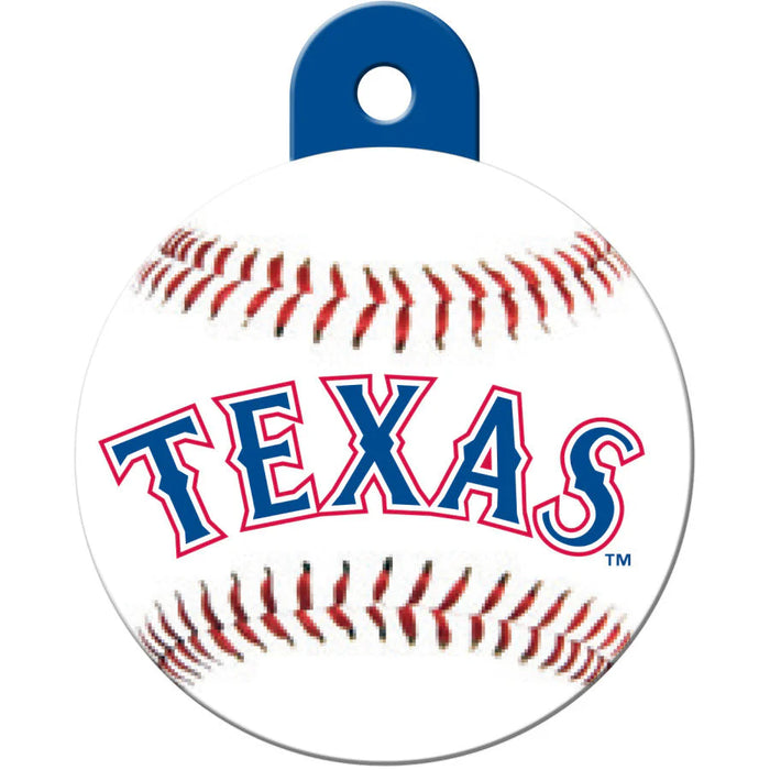 Texas Rangers Pet ID Tag
