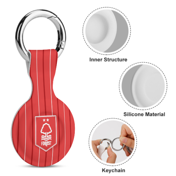 Nottingham Forest FC 25/26 Home Kit-Inspired Protective Case for Air Tag