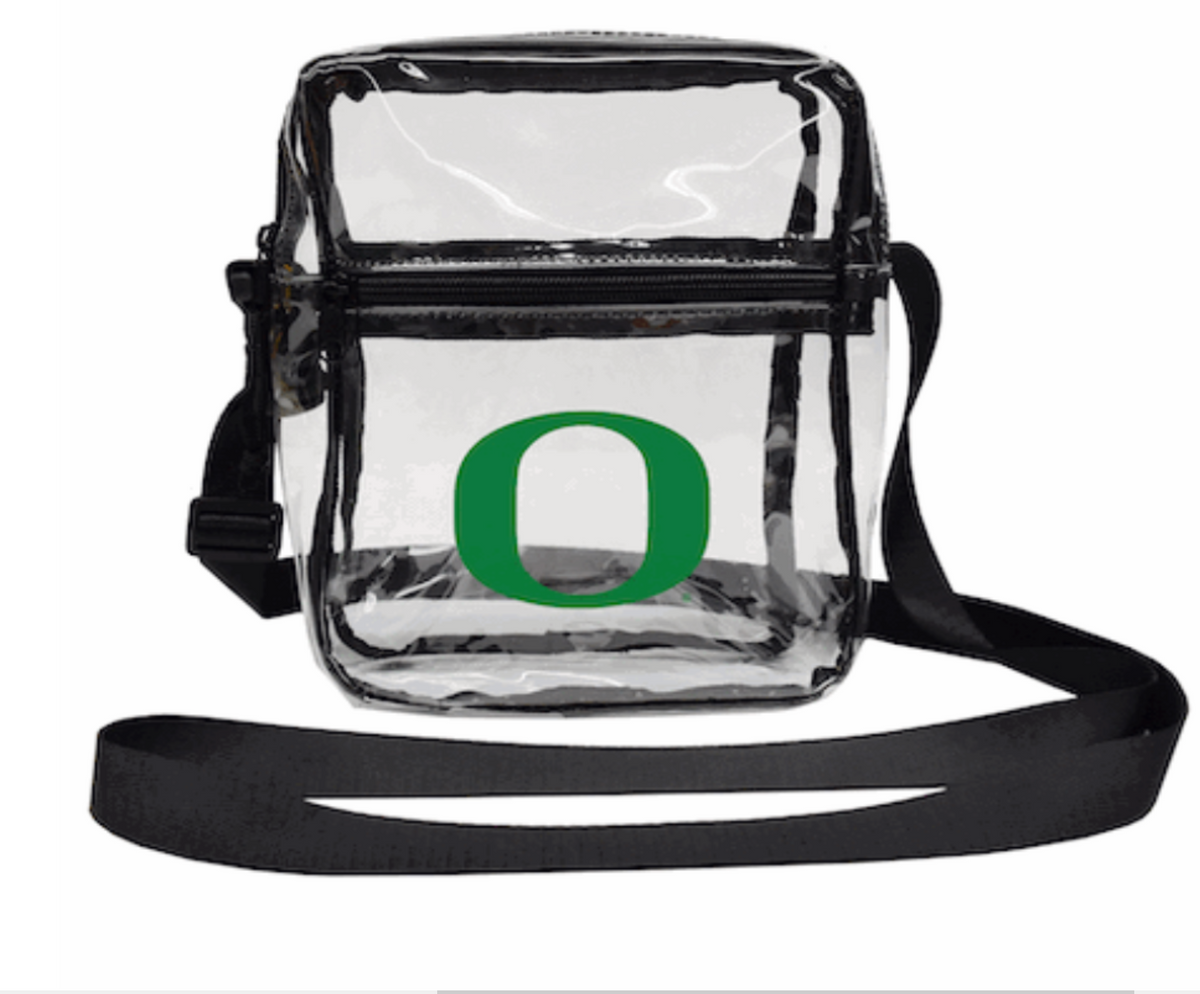 OR Ducks Clear Sideline Purse