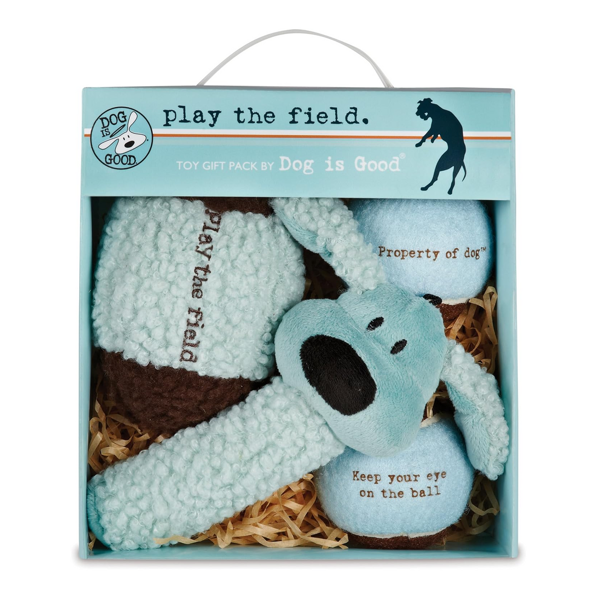 Play The Field Gift Pack Dog Toys, 4 pack