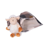 Pendleton Block Plaid Pet Throw + Lamb Gift Set