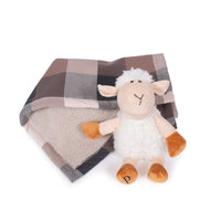 Pendleton Block Plaid Pet Throw + Lamb Gift Set
