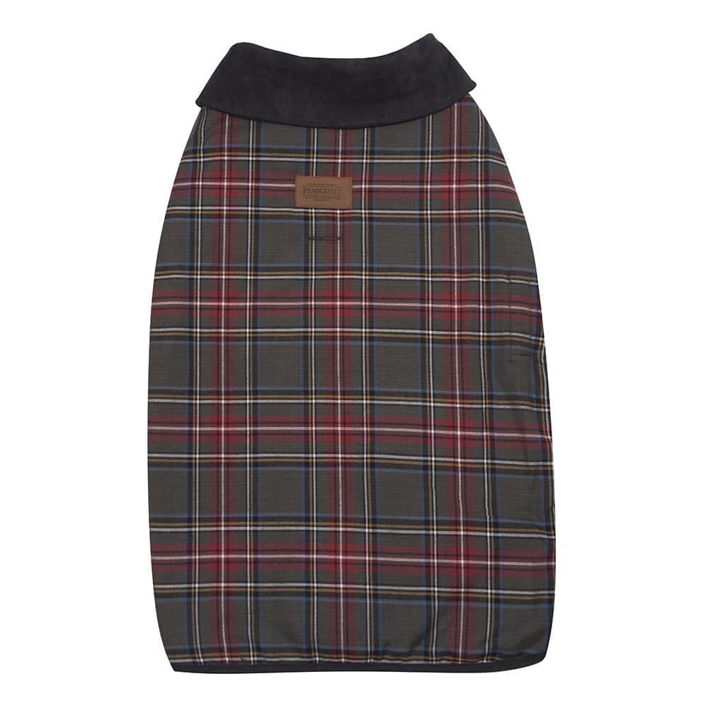 Pendleton Grey Stewart Tartan Plaid Coat