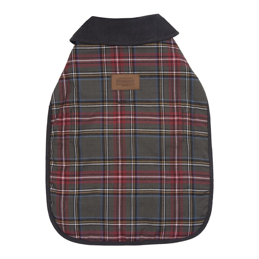 Pendleton Grey Stewart Tartan Plaid Coat