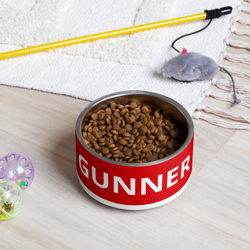 Arsenal FC 24/25 Kit Inspired Pet bowl - Small 18 oz