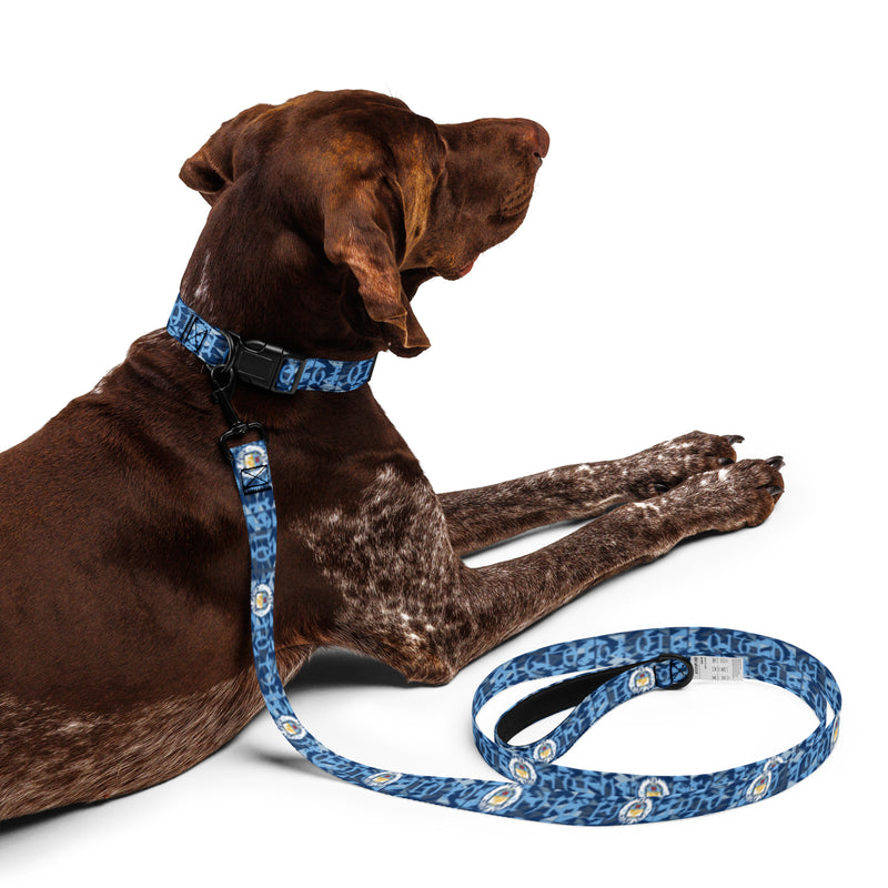 Manchester City FC 24/25 Kit Inspired Pet collar and leash Set