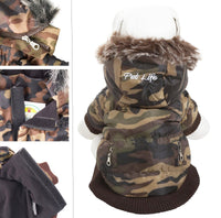 Pet Life ® Classic Metallic Fashion 3M Insulated Dog Coat Parka  w/ Removable Hood