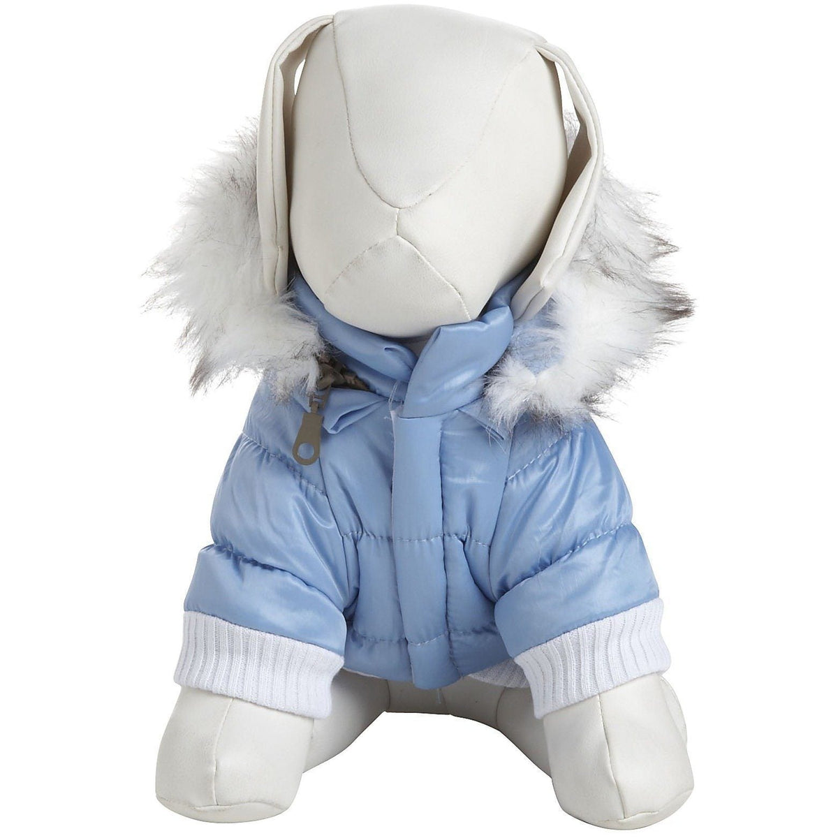 Pet Life ® Classic Metallic Fashion 3M Insulated Dog Coat Parka  w/ Removable Hood