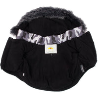 Pet Life ® Classic Metallic Fashion 3M Insulated Dog Coat Parka  w/ Removable Hood