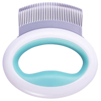 Pet Life ® 'Knuckler' Handheld Travel Flexible Grooming Pet Rake Comb