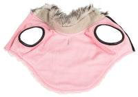 Pet Life ®  Luxe 'Pinkachew' Charming Fashion Mink Fur Dog Coat